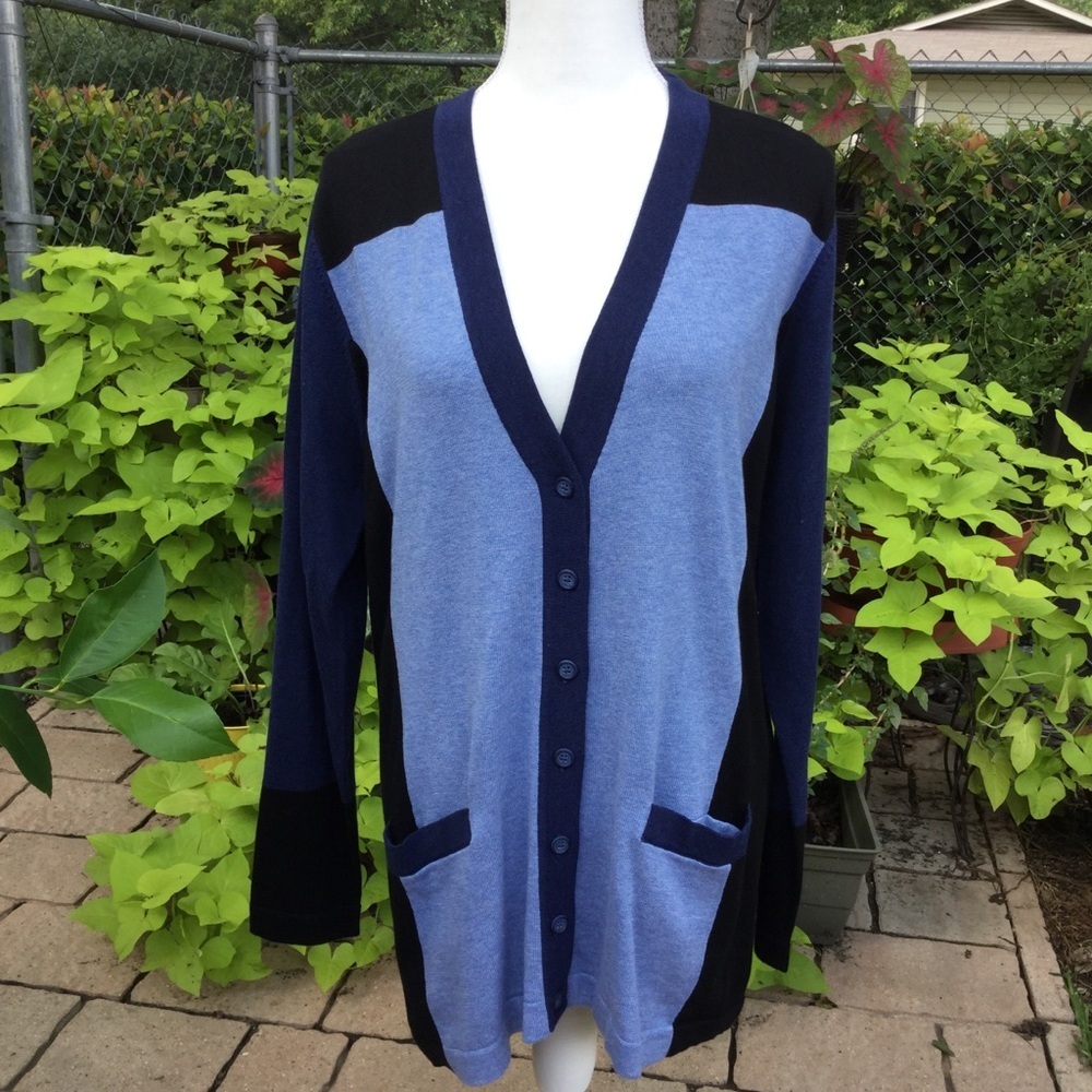 Haggar Cardigan Sweater Medium or XL NEW With Tags